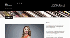 Desktop Screenshot of mirandacgreen.com
